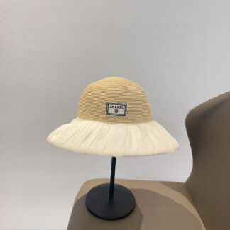 Chanel wrinkled irregular bucket hat