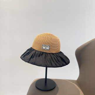 Chanel wrinkled irregular bucket hat