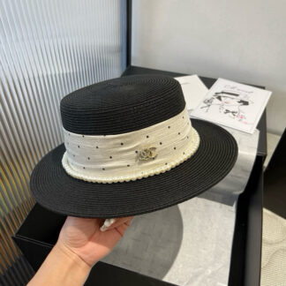 Chanel Flat Top Hat