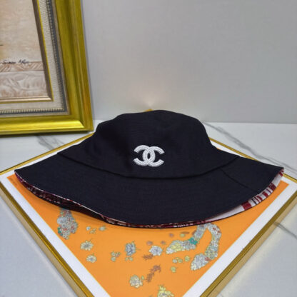 Chanel Pearl Bucket Hat