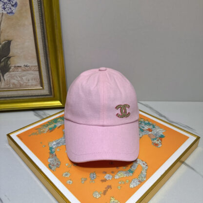 Chanel sequin baseball cap