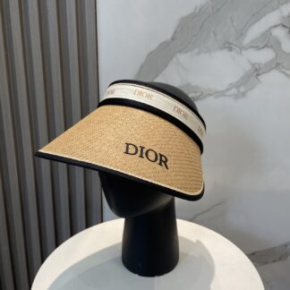 Dior casual all-match open top hat