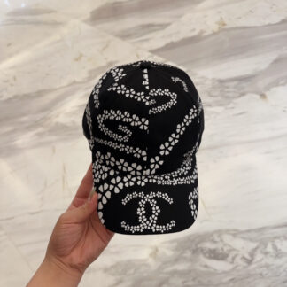 Chanel diamond hard top baseball cap