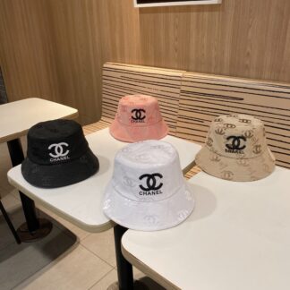 Chanel Unisex Casual Bucket Hat