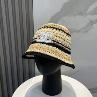 Chanel Knitted Sun Bucket Hat