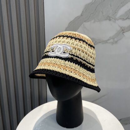 Chanel Knitted Sun Bucket Hat
