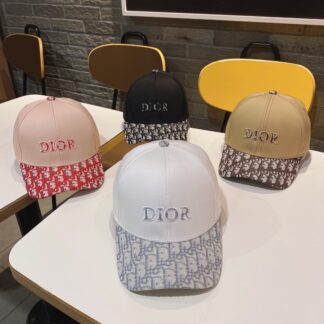 Dior English sports applique embroidered baseball cap
