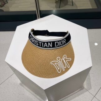Dior monogrammed ribbon hat
