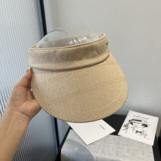 Dior hollow peaked cap sun visor headband