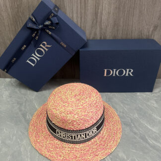 Dior raffia straw hat