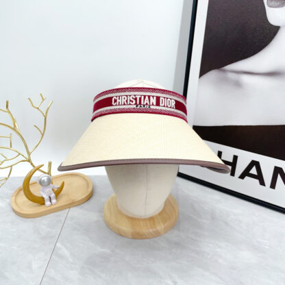 Dior fashion holiday sun hat empty top hat - Image 2