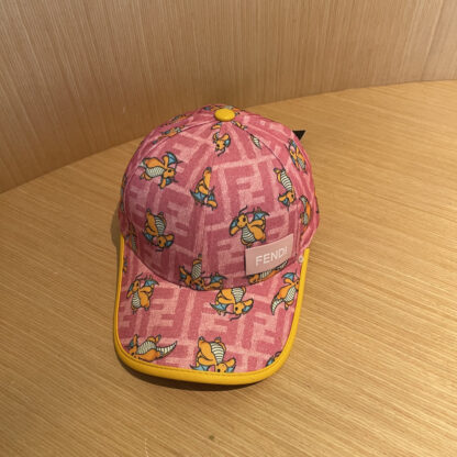 Fendi Lightweight Breathable Vintage Baseball Cap - Image 2