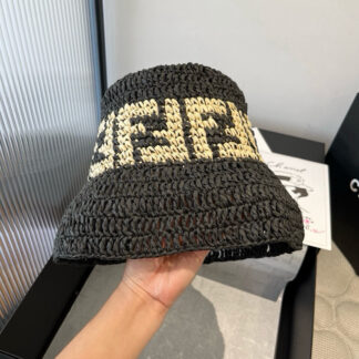 Fendi Fashion Woven Straw Hat