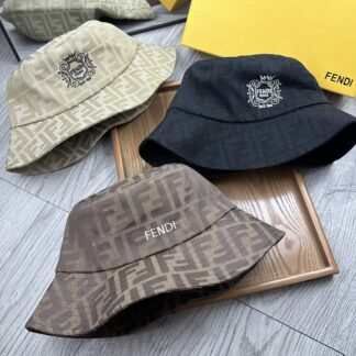Fendi printed double embroidered bucket hat