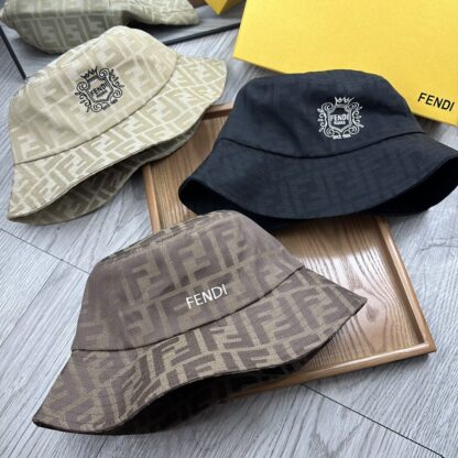 Fendi printed double embroidered bucket hat - Image 2