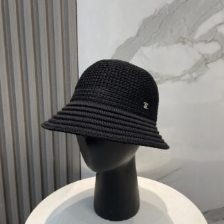Chanel Sun Protection Knitted Bucket Hat