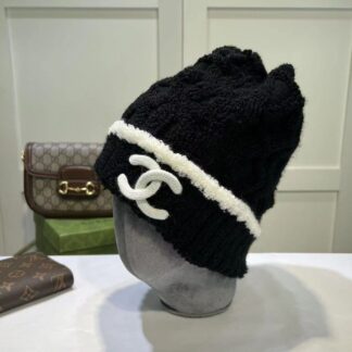 Chanel Cashmere Wool Knitted Hat
