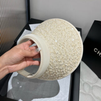 Chanel sequined sun hat
