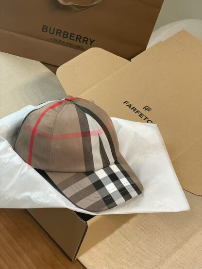 Burberry Classic Check Baseball Cap - Image 2