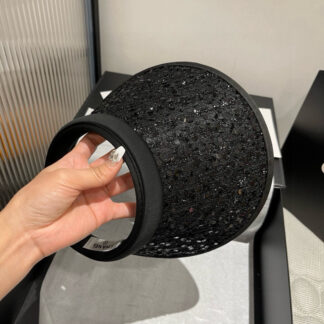 Chanel sequined sun hat