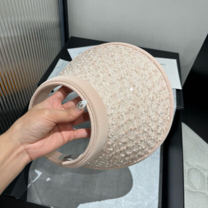 Chanel sequined sun hat