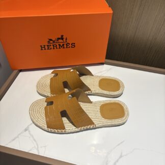 Hermes big yellow comfortable all-match non-slip breathable casual slippers