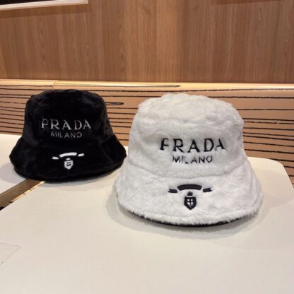 Prada velvet bucket hat
