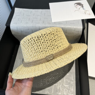 Gucci flat hat hollow sun hat