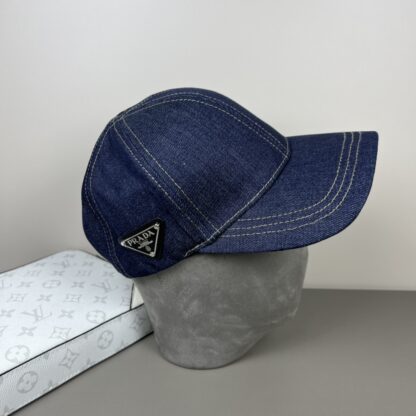 Prada classic triangle logo baseball cap