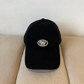 Miu Miu Denim Baseball Cap