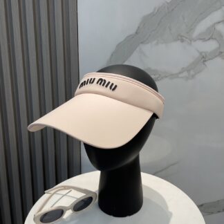 Miu Miu ice silk open top hat