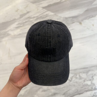 Miu Miu trendy denim baseball cap