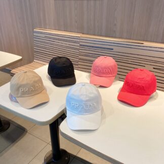 Prada British style unisex baseball cap