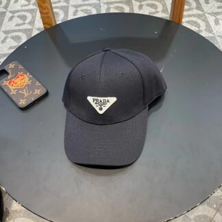 Prada embroidered letters all-match baseball cap
