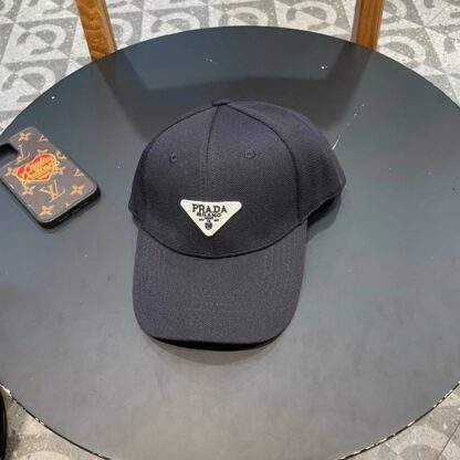 Prada embroidered letters all-match baseball cap