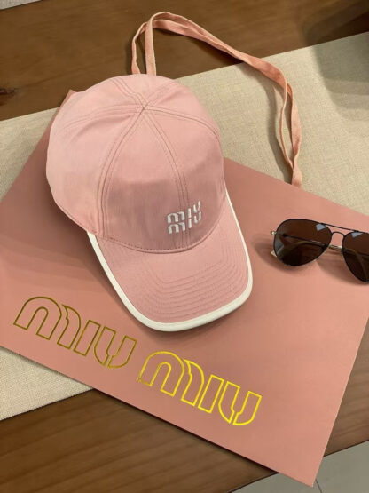 Miu Miu embroidered baseball cap