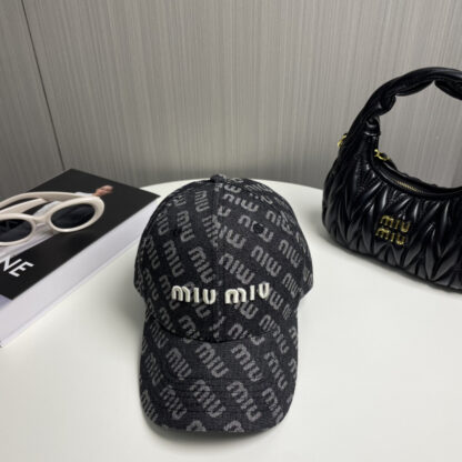 Miu Miu embroidered baseball cap