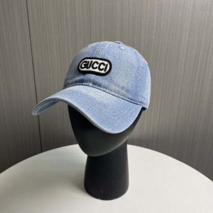 Gucci new denim baseball cap