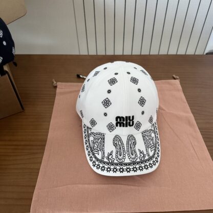 Miu Miu embroidered graffiti baseball cap - Image 2