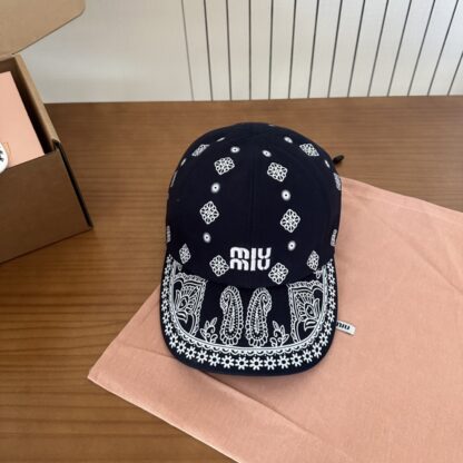 Miu Miu embroidered graffiti baseball cap - Image 2