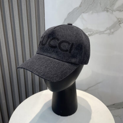 Gucci new denim baseball cap