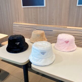 Prada velvet bucket hat