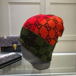 Gucci wool blend knitted hat