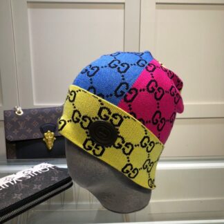 Gucci wool blend knitted hat