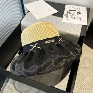 Miu Miu lantern hat visor