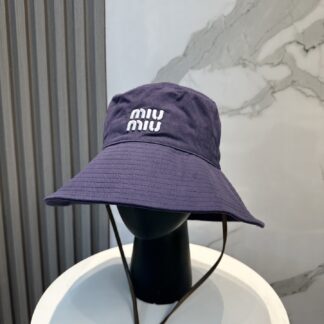 Miu Miu Simple Embroidered Bucket Hat