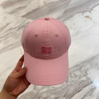 Miu Miu simple embroidered baseball cap