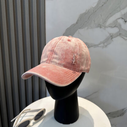 Saint Laurent Dopamine Color Simple Baseball Cap