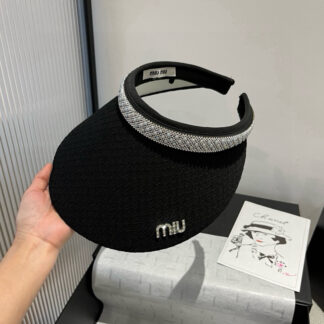 Miu Miu exquisite hollow top sun hat