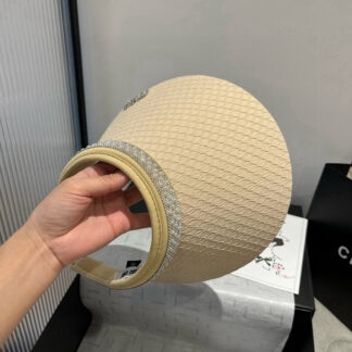 Miu Miu exquisite hollow top headband sun hat